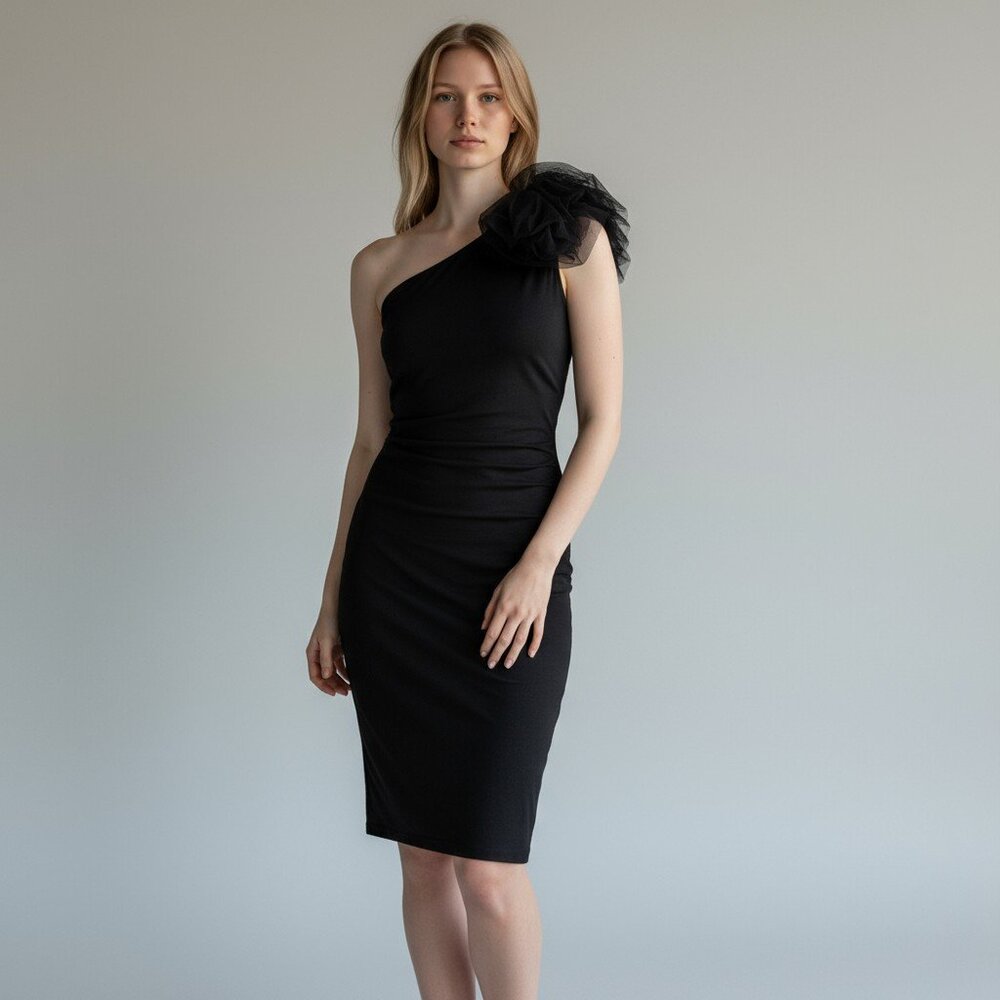 Blaque Market “Little Night Out” One-Shoulder Dress – $75